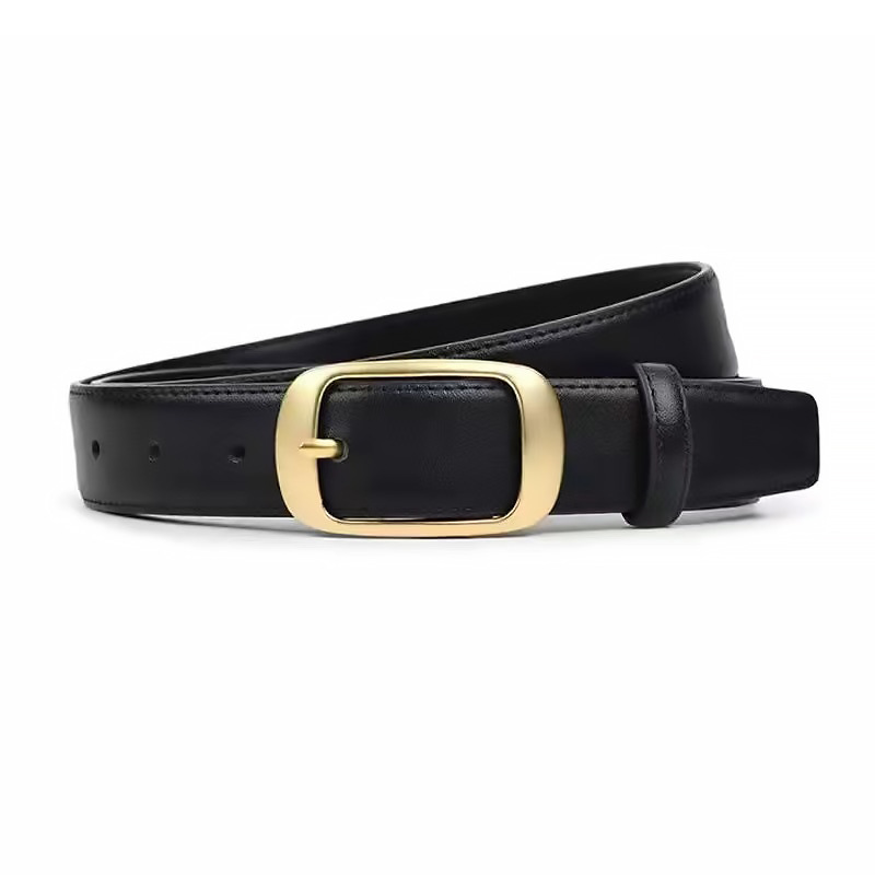 Curea simplă, all-match, pentru femei, curea pentru blugi, pantaloni, stil coreean, stil vintage, elegant, decorativ, costum_voghion.com