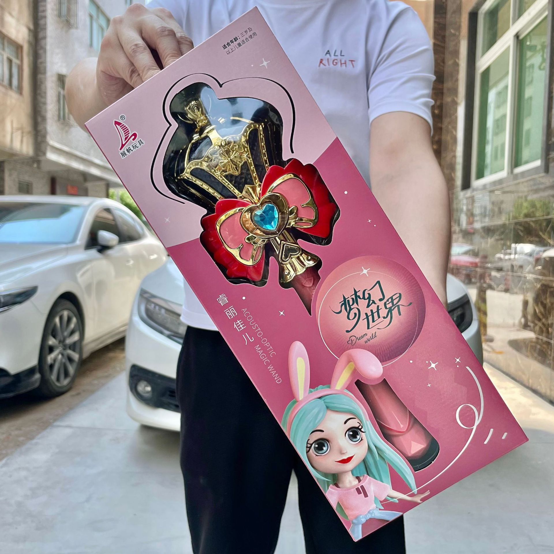 Girls toy little Princess light music dream magic wand exquisite jewelry kindergarten gift box set Wholesale