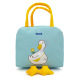little blue yellow duck