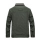 Cross-border cotton-padded jacket men's velvet jacket padded jacket European size loose winter clothing Amazon foreign trade cotton-padded jacket 3166
