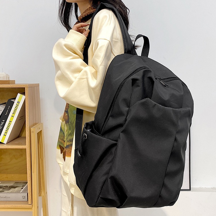 Schoolbag Men's and Women's College High School Students Casual Simple Large Capacity Campus Backpack Fashion Brand Backpack