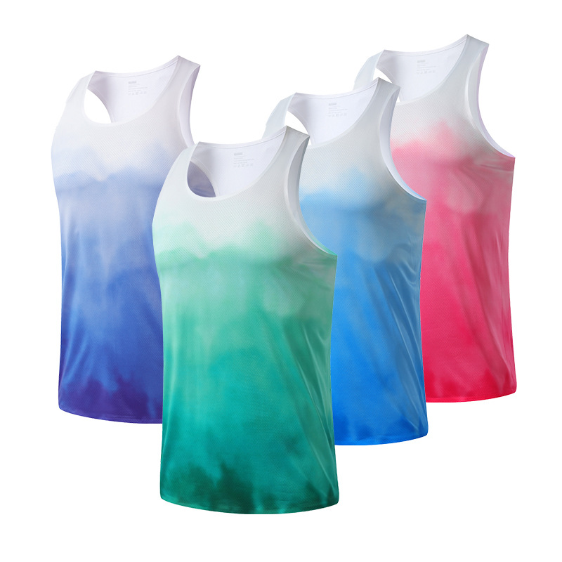 Summer Marathon advanced quick-drying racing vest fitness vest track and field training clothes sports breathable sleeveless top