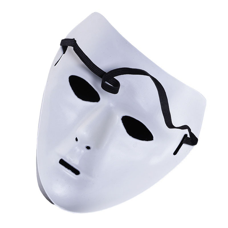 Halloween JabbaWockeeZ Mask Mask Dance Mask Ball White Street Dance Mask Men and Women