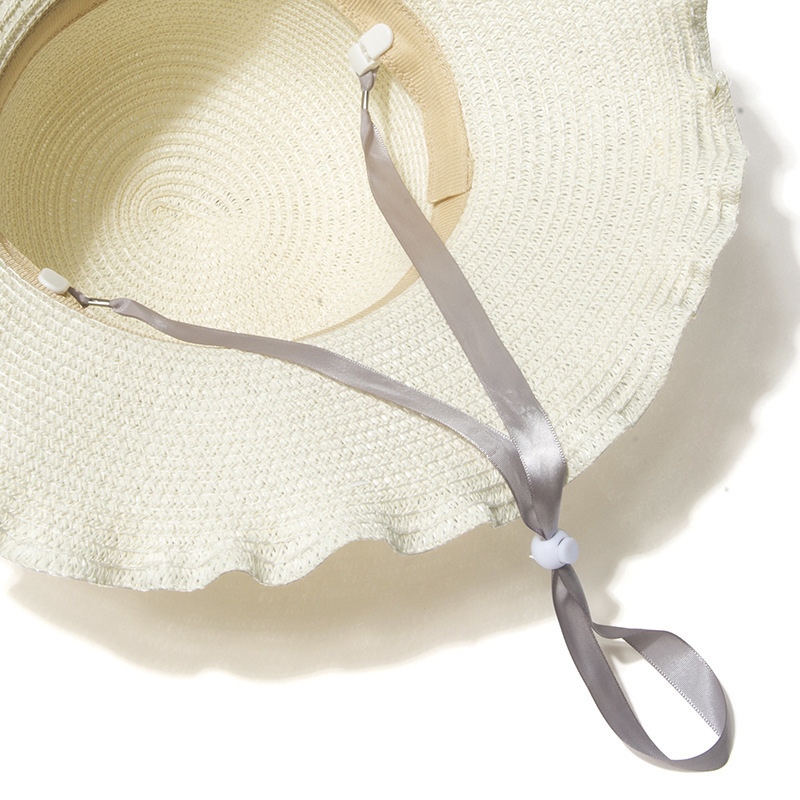Ribbon Adjustable Hat Windproof Rope Buckle Accessories Cool Hat Rope Down Bar Clip Hat Strap Anti-losing Rope Hat Line