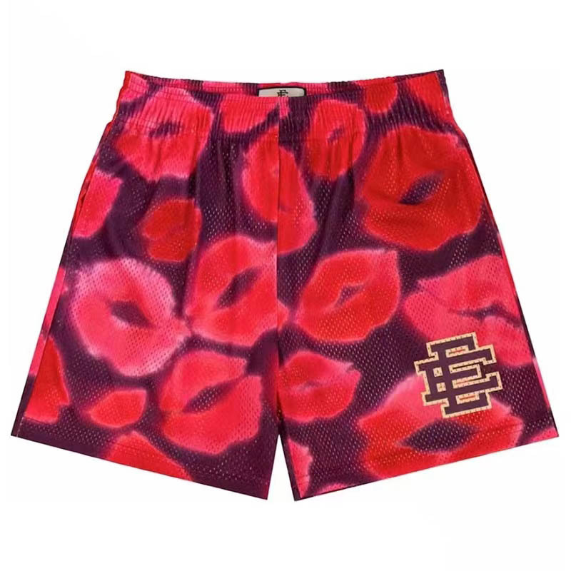 American Casual Shorts Men's and Women's Fitness Sports Quarterpair Mesh Breathable Loose Knee Couple Cross-border Shorts