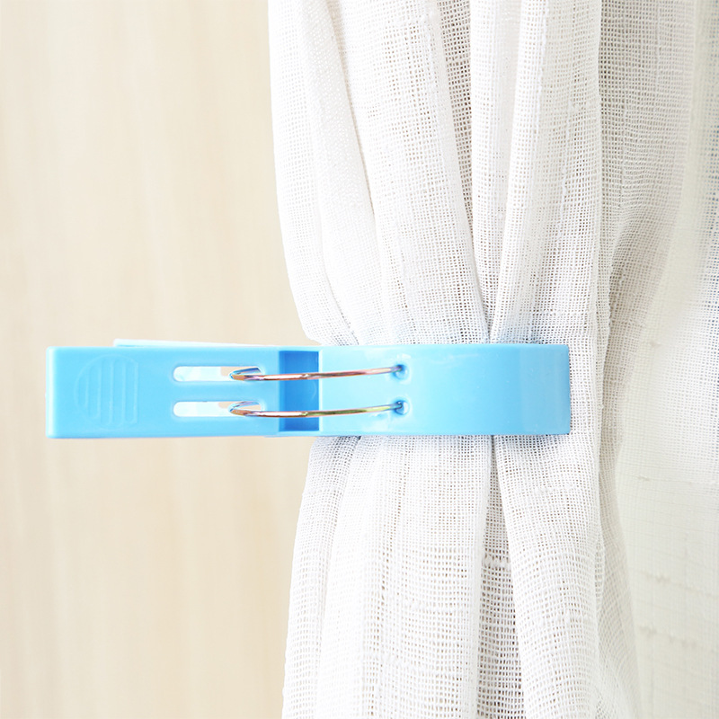 Clothes quilt drying clip drying quilt clip large windproof clip strong color plastic fixing clip drying rack
