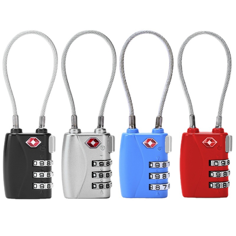 Yifeng Genuine TSA Customs Lock Small 3-digit Luggage Backpack Zipper Lock Padlock TSA719