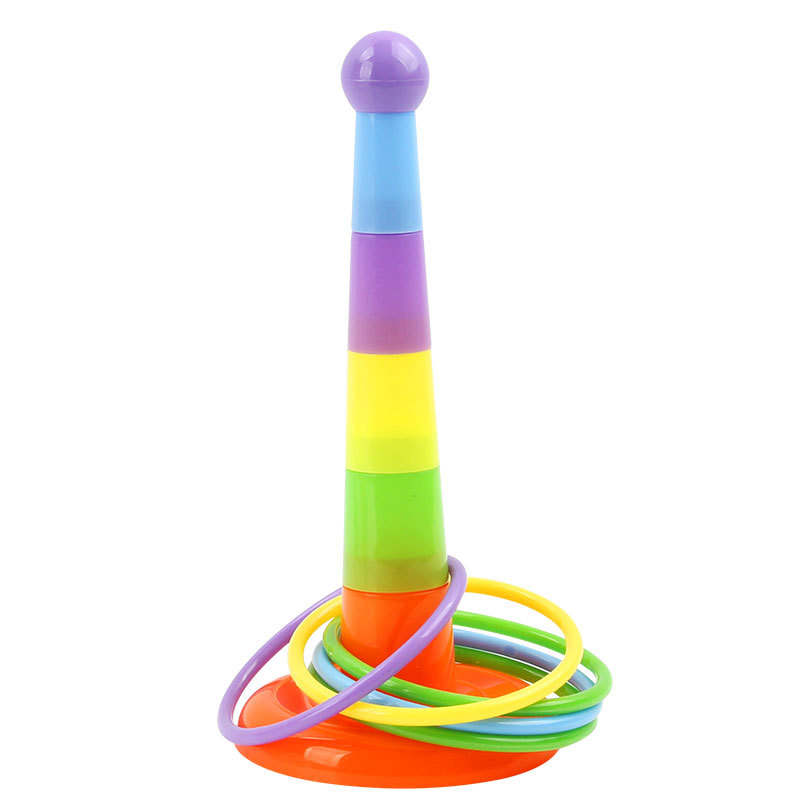 Creative jengle ring cartoon small size parent-child throwing ring stall hot sale New decompression play wholesale tools
