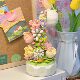 Compatible with Lego online celebrity building blocks flower pot bouquet rose assembled toy Chinese Valentine's Day Teacher's Day gift wholesale