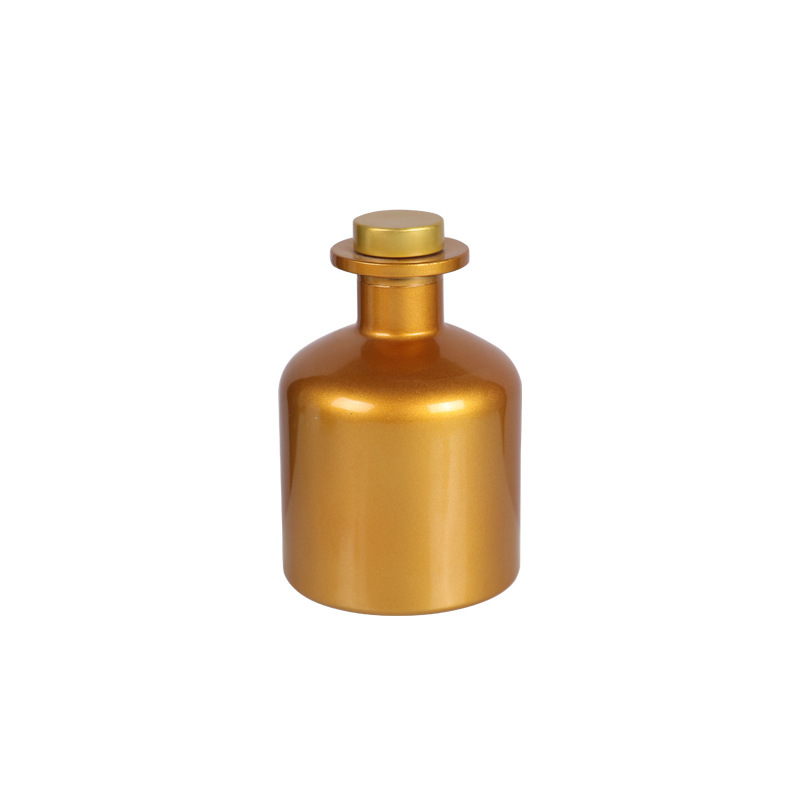 Factory wholesale fire-free dried flower aromatherapy bottle big belly glass essential oil bottle air purification aromatherapy bottle spray color aromatherapy bottle