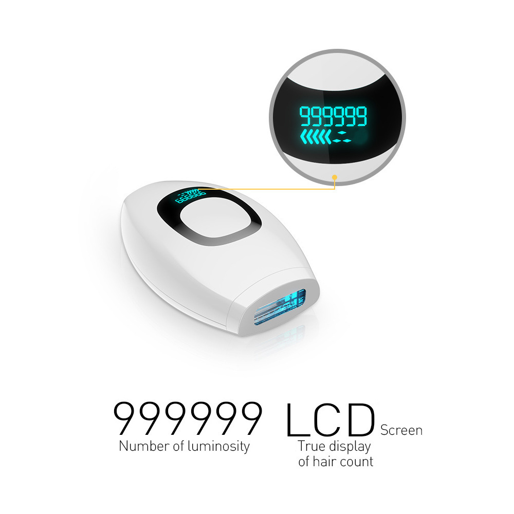 Cross-border upgraded LCD handheld hair removal instrument laser hair removal device glasses Shaver portable whole body hair removal device