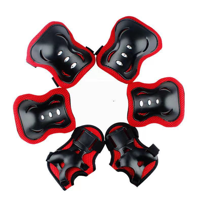 Children's roller skate protective gear roller skates protective gear six-piece wholesale knee pad