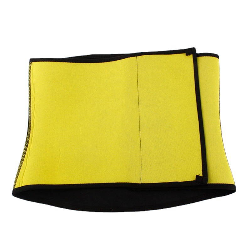 European and American sweat men's and women's belly belt postpartum girdle fitness waist support sweat waist sealing adjustable corset underwear