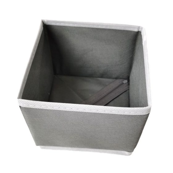 Wholesale cross-border non-woven storage box socks bra underwear drawer-style six-piece finishing foldable storage box