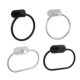Cross-border American bathroom toilet perforated non-perforated stainless steel towel ring Oval towel rack hanging ring