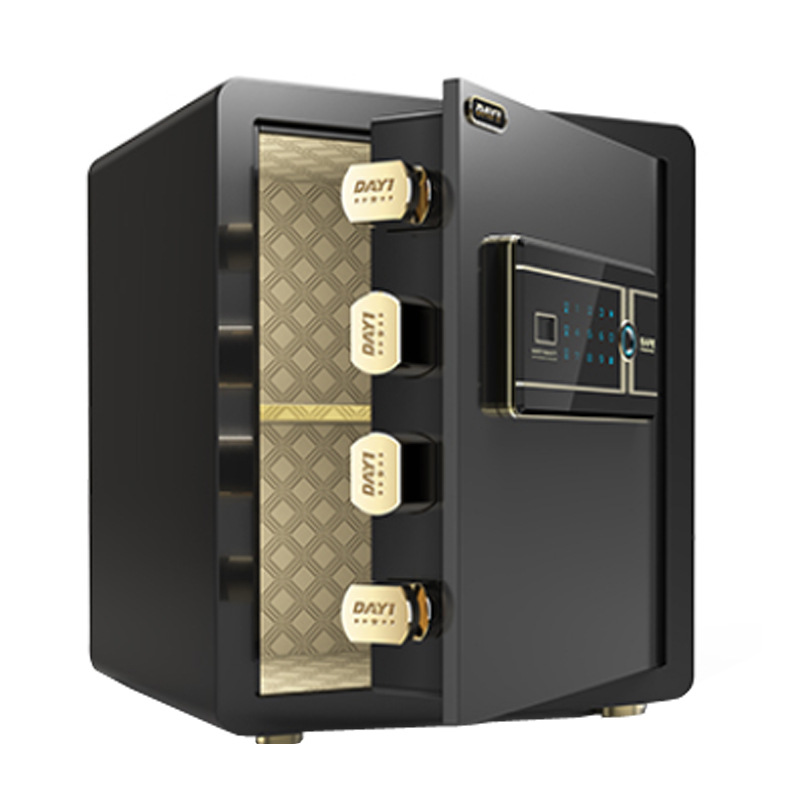 Big One Safe Household Small Invisible Safe Password Fingerprint Smart All Steel Wardrobe Office Safe Deposit Box