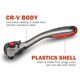 Cross-border hot sale 3-piece 72-tooth curved handle ratchet wrench large, medium and small flying two-way fast socket ratchet wrench