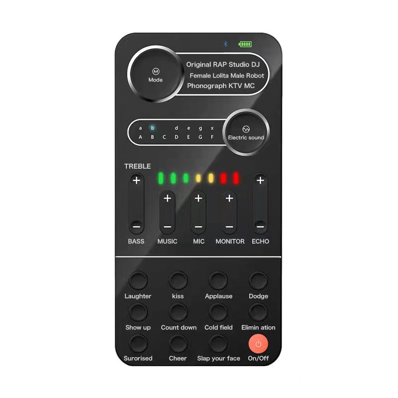 SOURCE factory supplies live sound card, sound changing, mobile phone, chicken karaoke game, male, female, Loli royal sister, sound