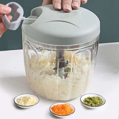 Large Mashed Garlic Artifact Kitchen Manual Meat Grasher Vegetable Cutter Household Garlic Mashed Garlic Artifact Multifunctional Mixer