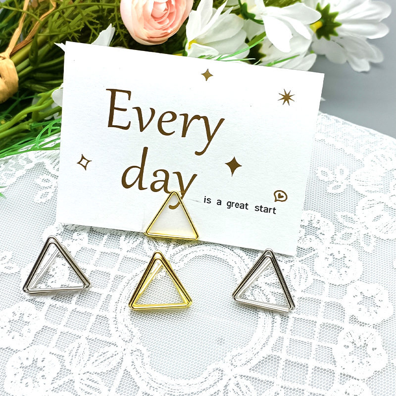 Triangle business card holder double love business card holder cartoon note holder shape business card holder factory creative note holder