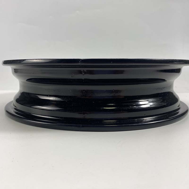 Electric vehicle rear wheel electric motorcycle wheel rear steel rim 400-12/300-10 thickened steel ring tricycle accessories