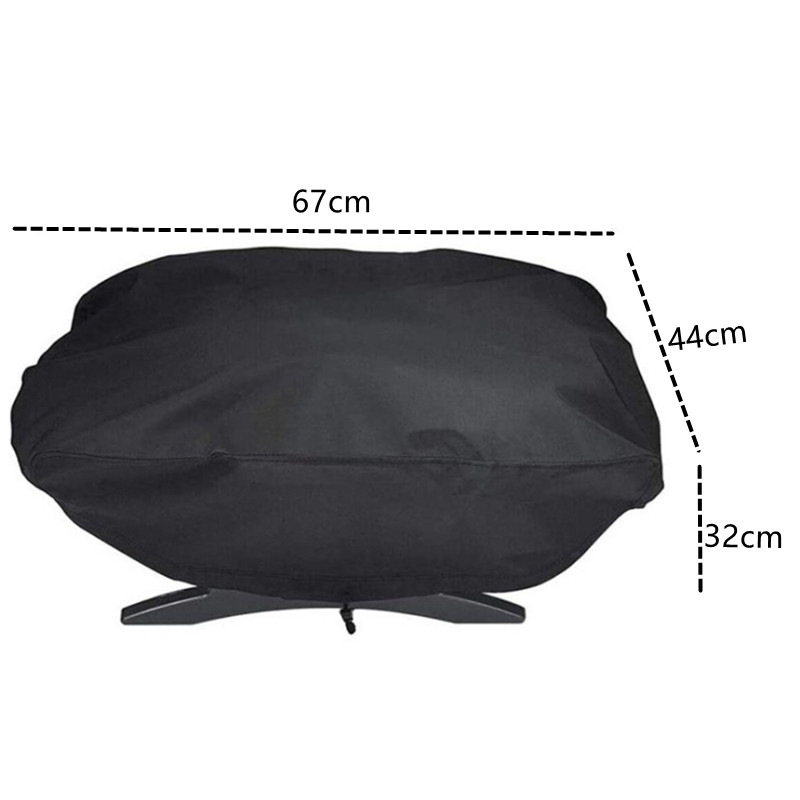 Cross-border hot sale outdoor barbecue grill cover outdoor picnic barbecue cover dustproof and rainproof household appliance cover