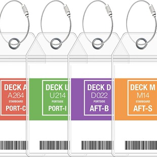 Amazon Cruise On Carnival Luggage Label Clip Tour Ship Label Transparent Sealed Waterproof Card Holder
