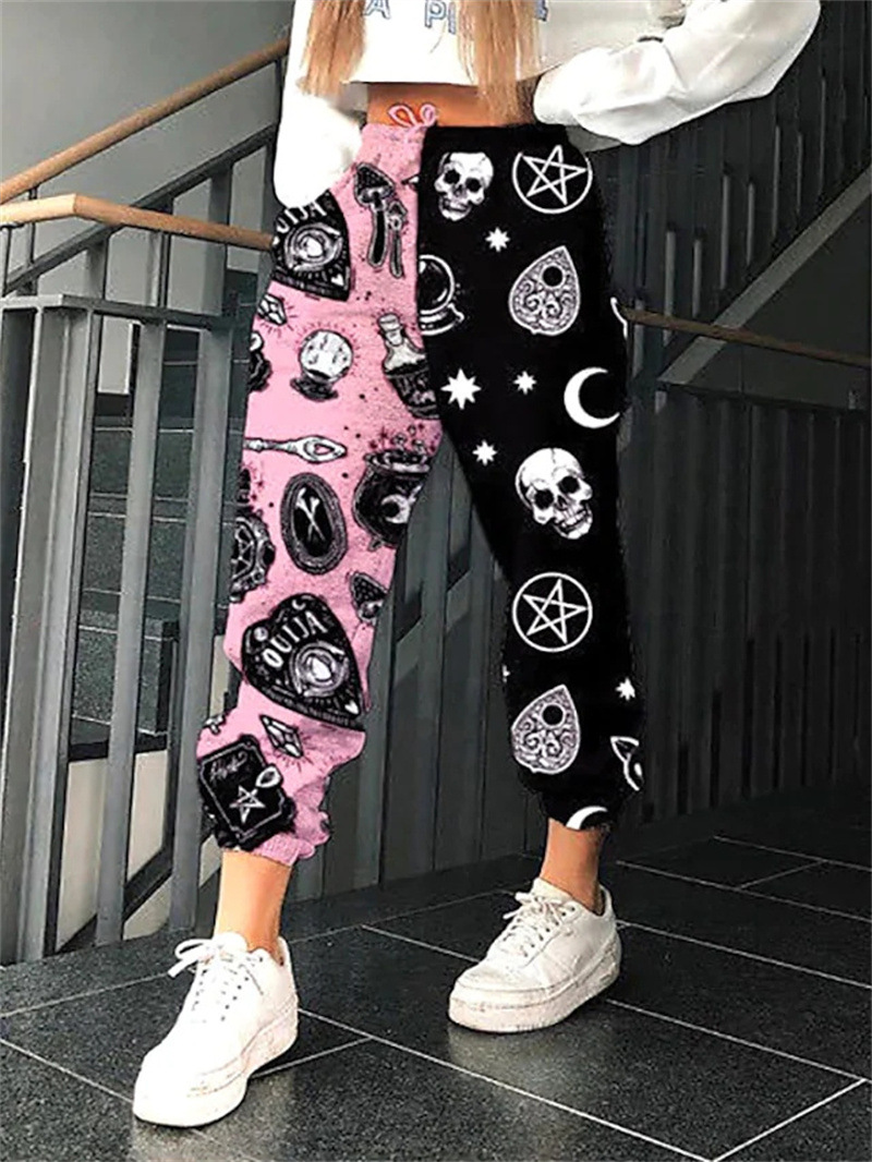 2021 Loose Independent Station Loose Casual Sports Pants Girl's Leg Slimming Harlan Pants All-match Pants