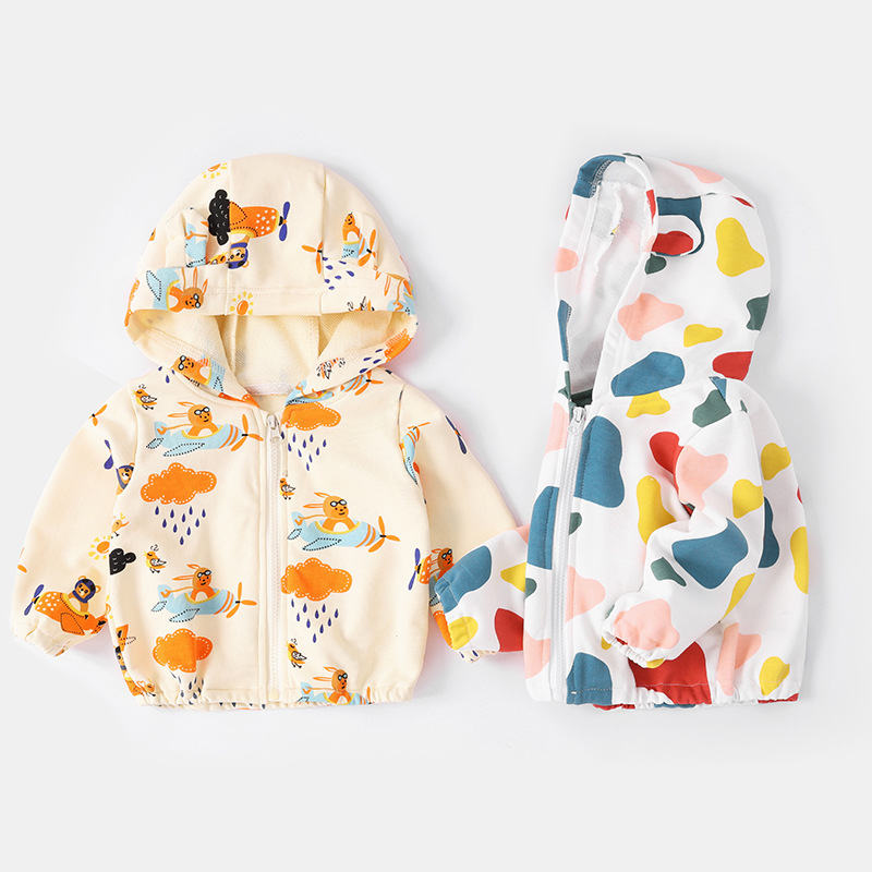 Baby's Spring Clothes Girls' Clothes Baby's Fashion Children's Top Spring One-Year-Old Boys' Children's Clothes Baby's Coat Spring and Autumn