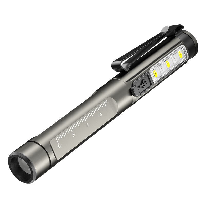 新型クロスボーダー双光源ペンライト充電可能懐中電灯医療用ミニ口腔眼科瞳灯看護師が部屋を調べます。|undefined
