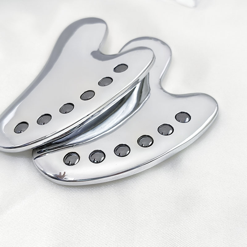 New cross-border thickened 304 stainless steel heart-shaped shaving board facial special beauty shaving Board beauty tools