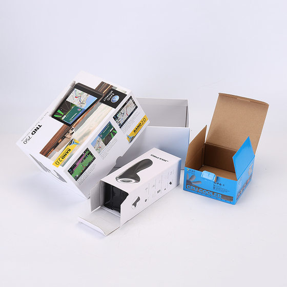 Daily Product Packaging Box Carton Box Small Batch Kraft Paper Box Corrugated Box White Cardboard Box 3c Digital Box