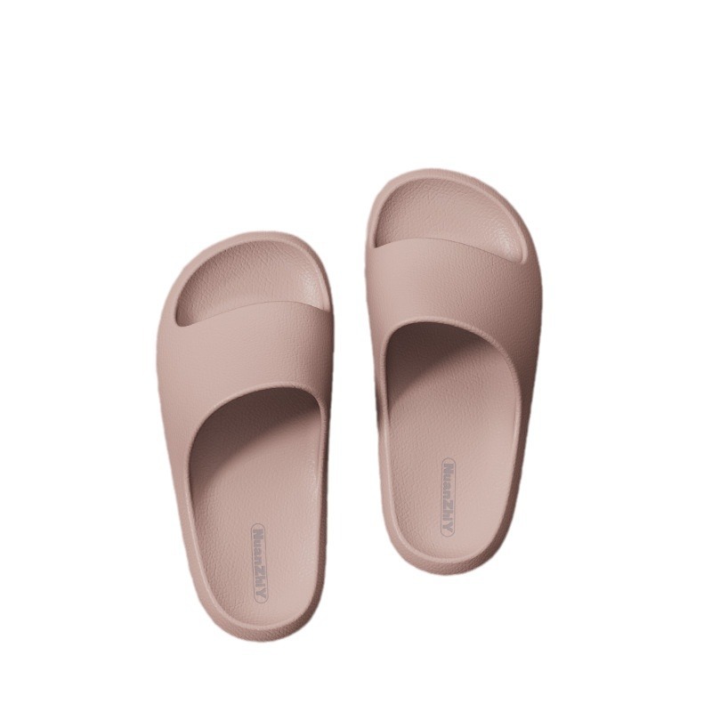 Slip-on slippers for women Summer indoor home non-slip bathroom Bath home mocha slippers for Men Summer Wholesale