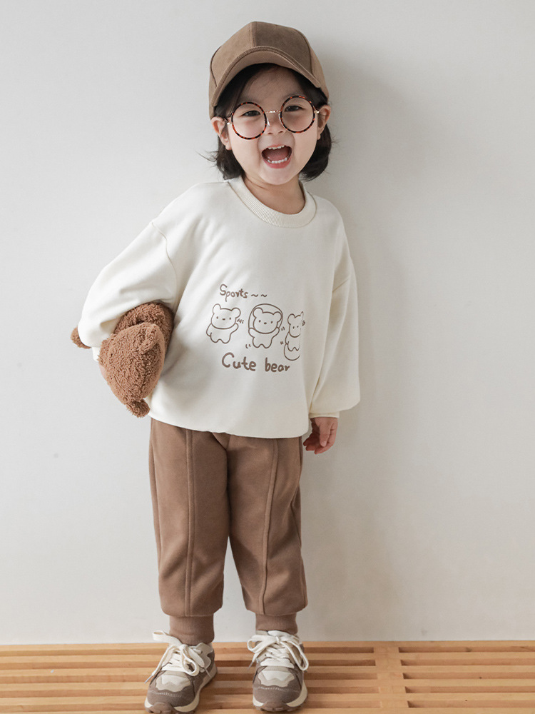 Qiu Duomeng Children's Net Edition Casual Pants 2024 New Spring and Autumn Girls' Korean Style Loose Pants Baby Pants