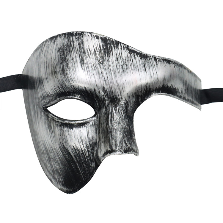Amazon Masquerade Phantom Mask Ретро Высококачественная окрашенная маска для глаз на половину лица Маска с ручной росписью Phantom of The Opera