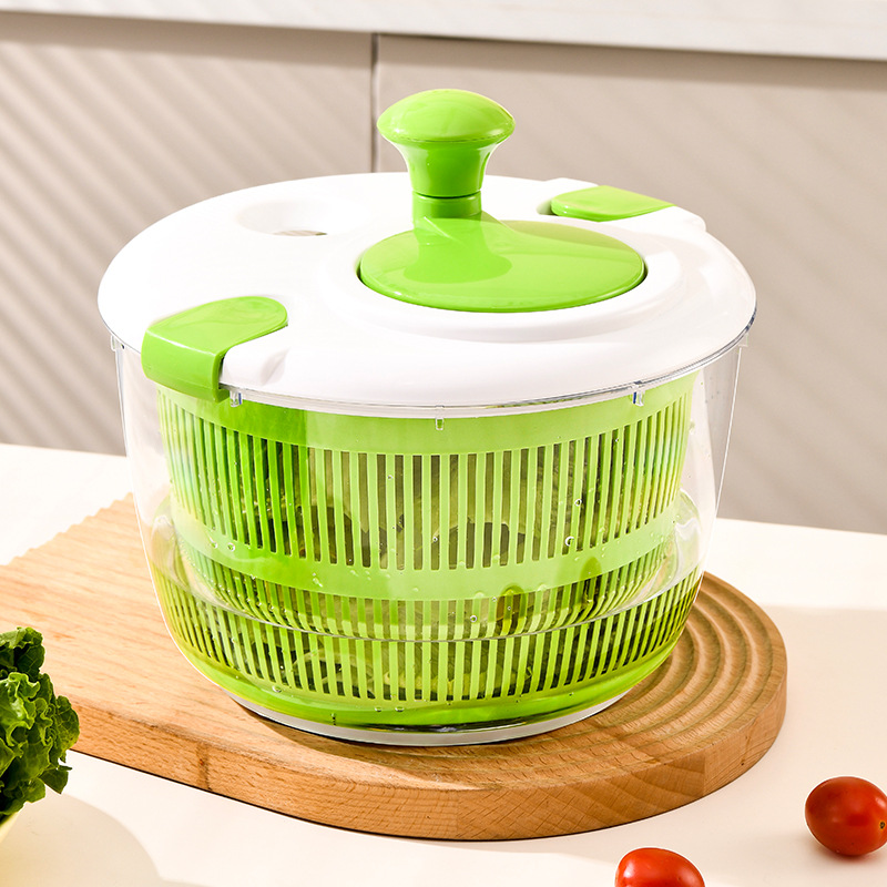 Zezhen vegetable dehydrator fruit drain basket drying machine hand-cranked kitchen creative manual salad vegetable washing basin