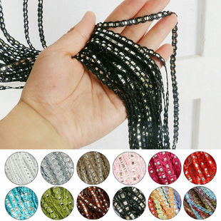 Fashion simple encryption hanging bead curtain curtain kitchen living room bedroom home tassel partition curtain 2m * 1mWT02