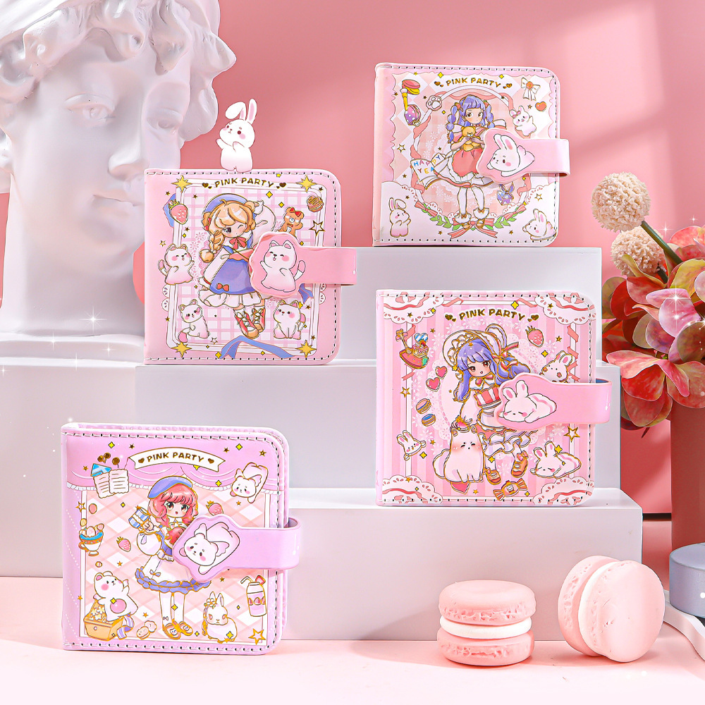 High-value Leather Magnetic buckle notebook cute mini cartoon notebook creative notebook wholesale