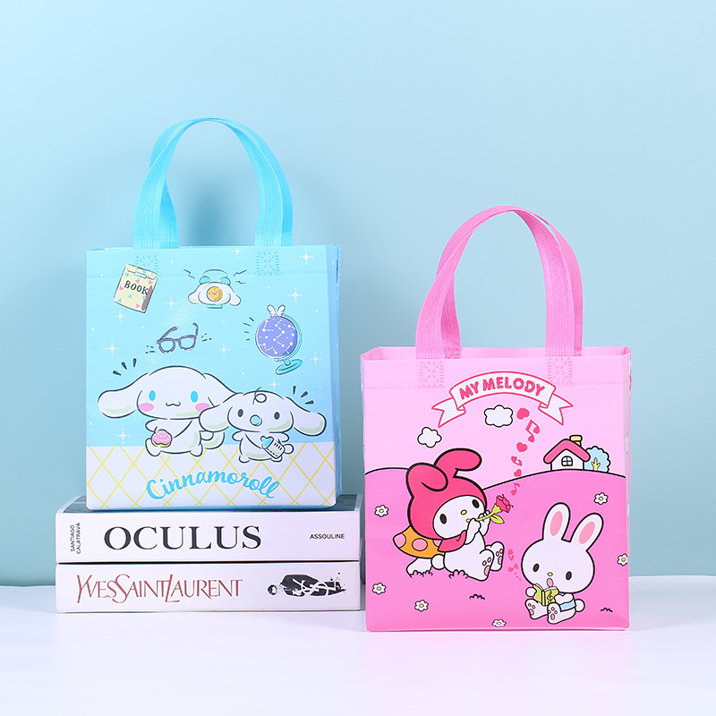 Cross-border new non-woven fabric Rio cute cartoon rabbit dog gift bag portable children's gift shopping bag