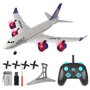 Remote Control A380 Boeing 747 Airbus Fixed Wing Foam Model Aircraft Three Channel Glider Model