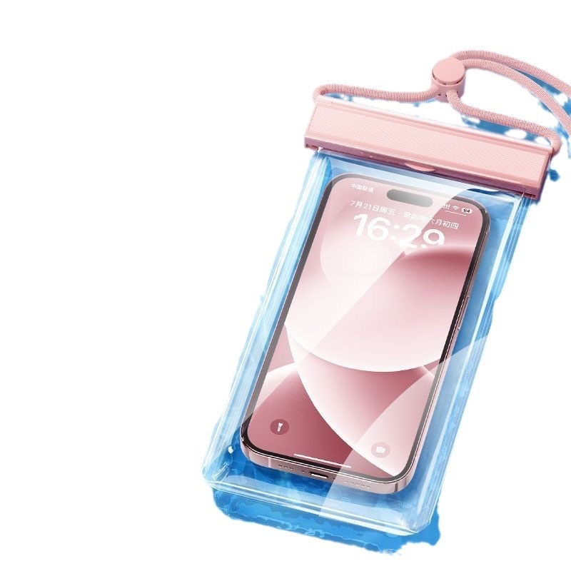 Mobile Phone Waterproof Bag Touchscreen Swimming Special Takeaway Rider Equipment Seaside Diving Bubble Sealed Waterproof Mobile Phone Bag