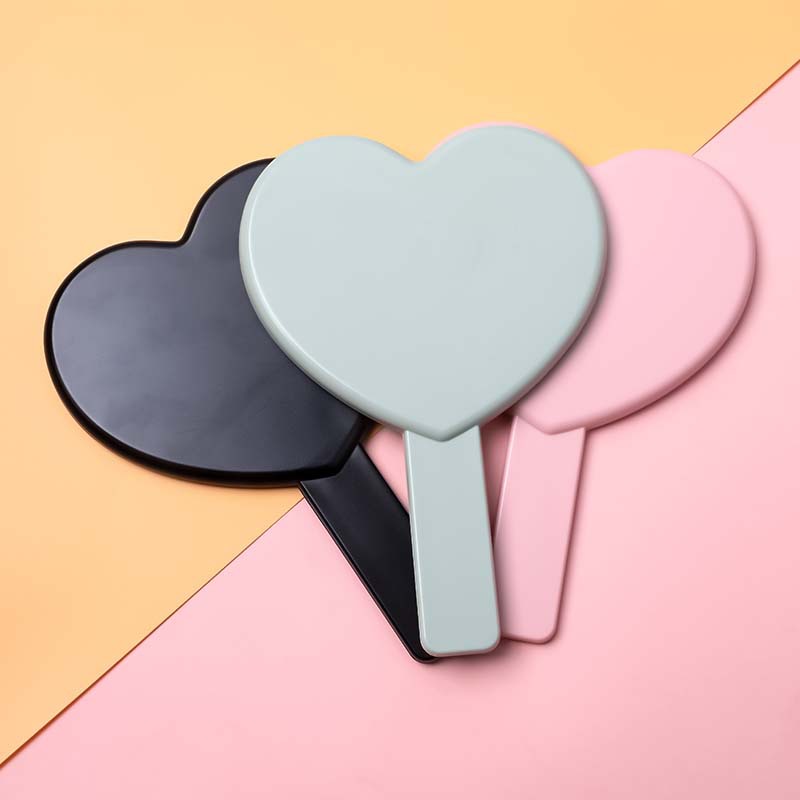 E-Commerce direct sales mirror tremolo live welfare handle mirror activity handheld mirror square makeup mirror love mirror