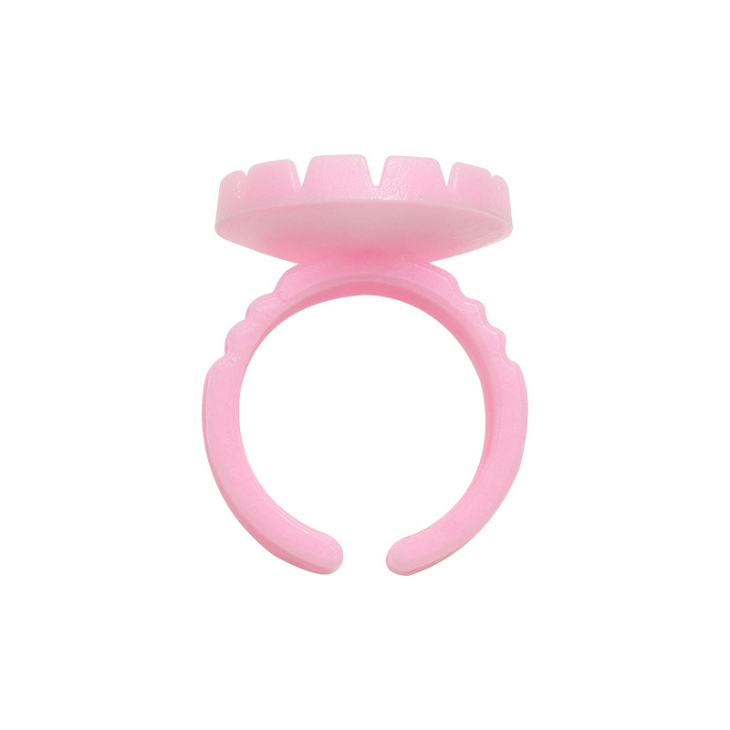 Grafting eyelash glue ring flowering Cup tattoo ring color Cup multi-color integrated one second flowering glue tray