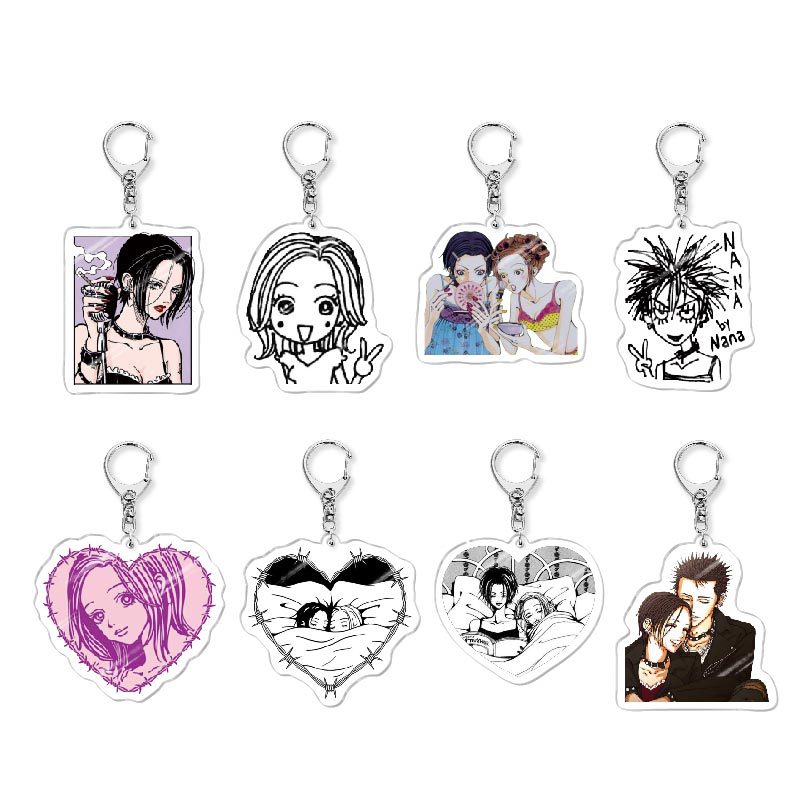 Anime cartoon peripheral nana another me in the world, xiaosongnai dazaki nana acrylic keychain
