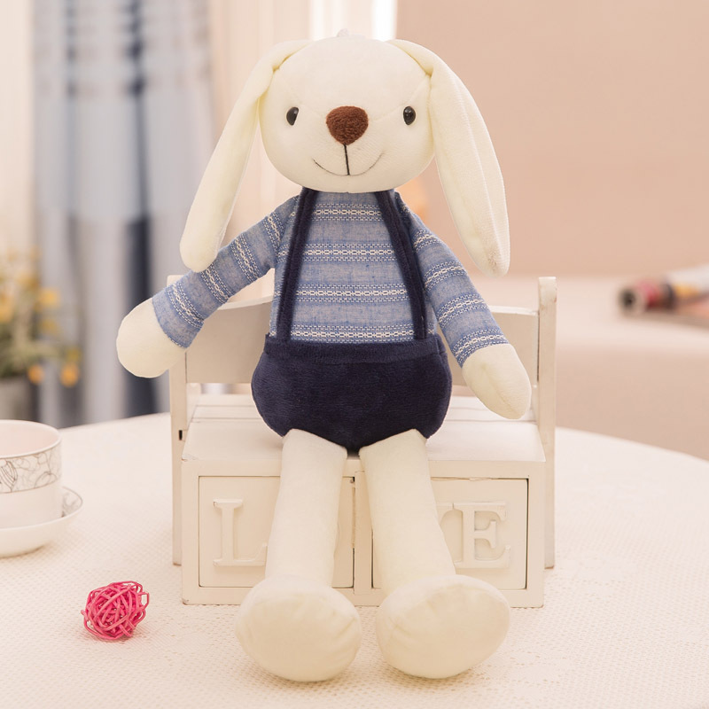 Cute Long Ear Rabbit Plush Toy Grasping Machine Doll Doll Wedding Company Activity Gift Children's Rag Doll Doll