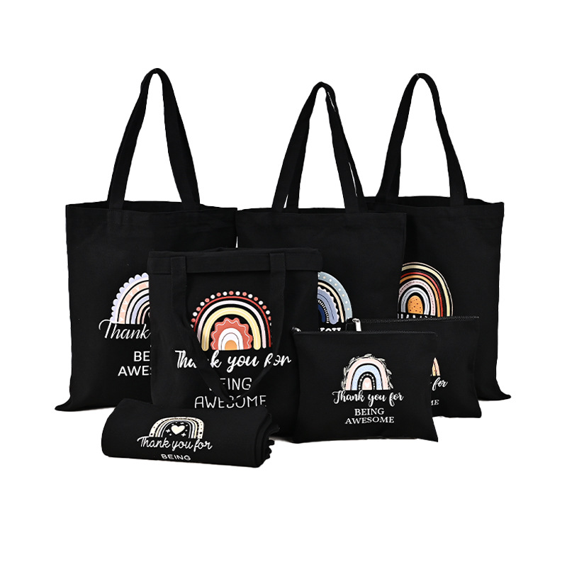 Blank hand-held cotton bag custom-made students go out carrying bag hand gift advertising gift canvas bag custom logo