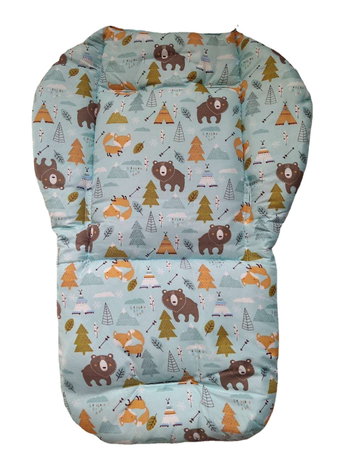 Four seasons two-sided baby stroller cotton pad child stroller cushion winter warm cushion