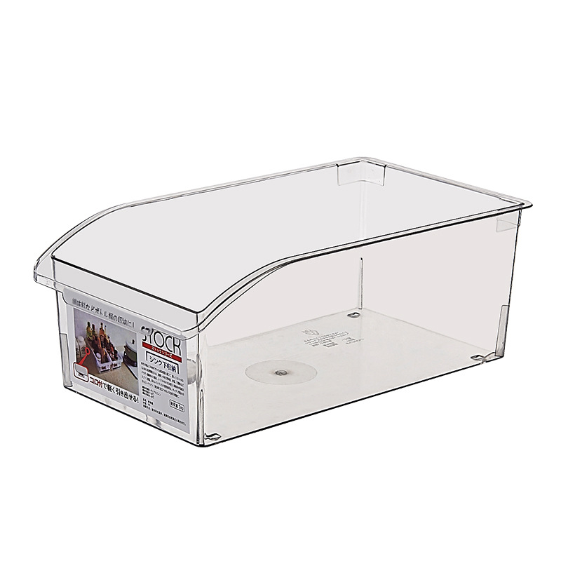 Strict selection kitchen food grade refrigerator storage box drawer transparent crisper special finishing box for vegetable freezing