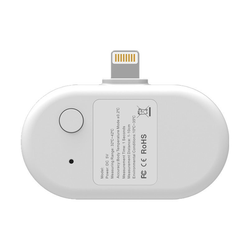 Foreign trade cross-border smart phone temperature treasure non-contact automatic thermometer automatic infrared mobile phone thermometer
