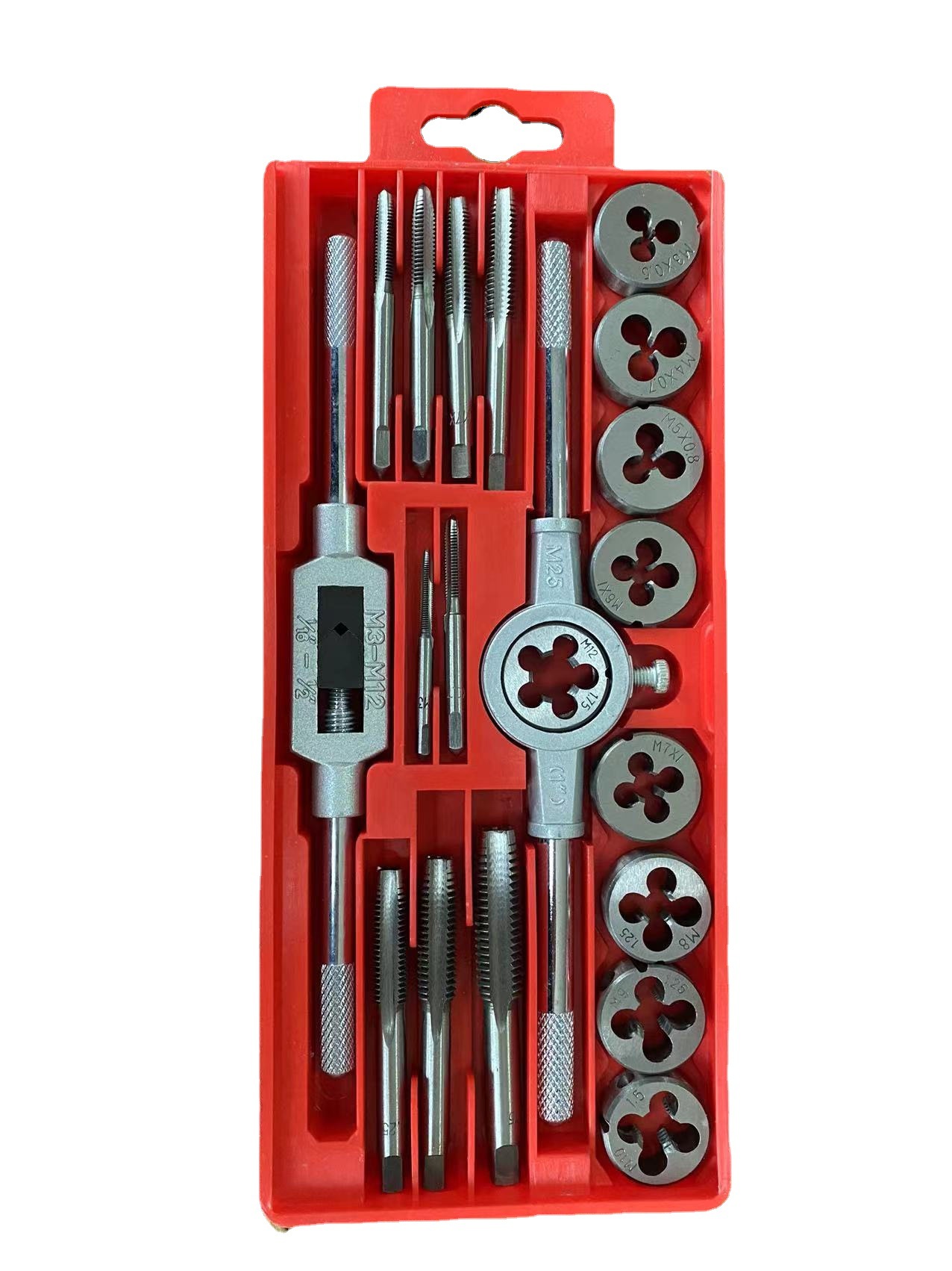 Factory tap die set 20-piece set of various specifications Metric Tap die set 20pc
